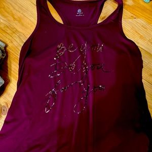 Maroon tank top